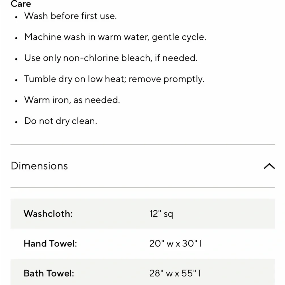 Pottery Barn Waffle Textured Hand Towels, Taupe, Set of 2, NEW